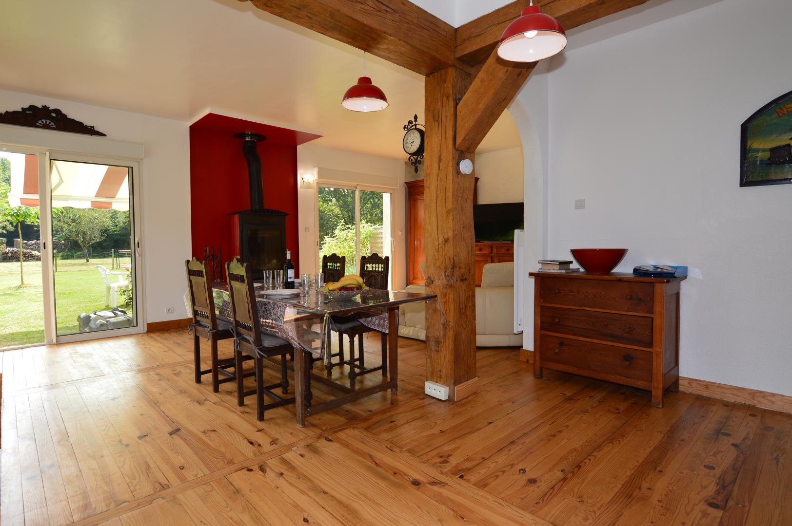 le séjour de la maison de vacances à la Gueule des Landes